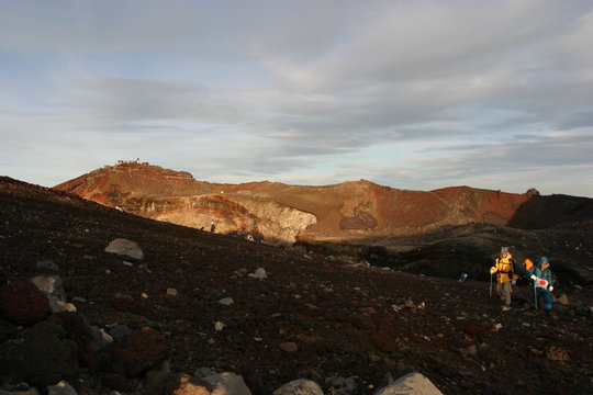 Summit of the Mount Fuji
