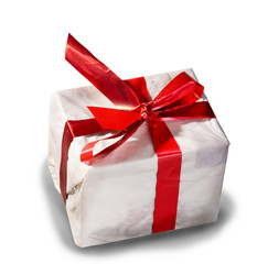 gift with red tapes and bows