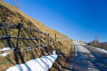 Fototapeta premium mountain street