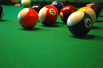 billiard balls