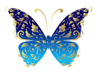 Butterfly, ornate for your design
