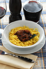 Tagliolini al sugo di lepre - primi piatti