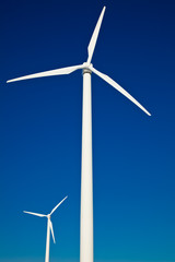 wind energy and blue sky 5