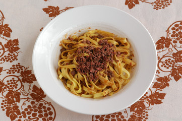 Tagliatelle al ragu - Primi piatti
