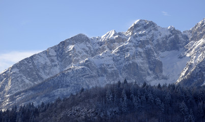 mountain in winter