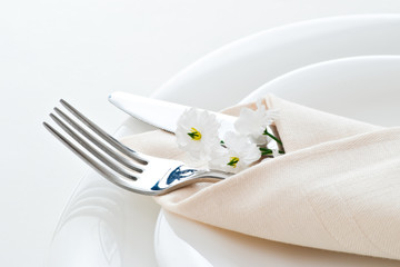 detail of place setting