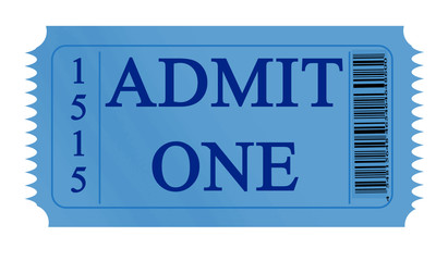 admit one ticket