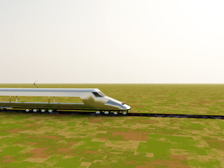 Train On Landscape 24