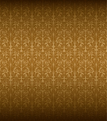 Seamless Baroque Wallpaper - 11380613