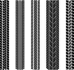 various tyre treads