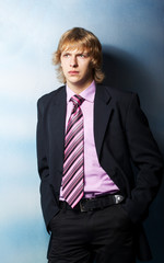 Portrait of young businessman