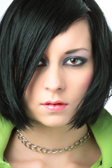 portrait of emo girl