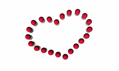 Abstract Valentine illustration