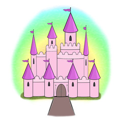 Enchanted Pink Castle