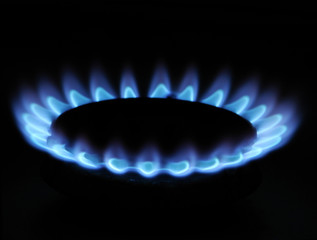 flames of gas