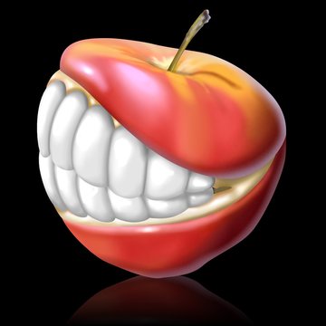 apple smile