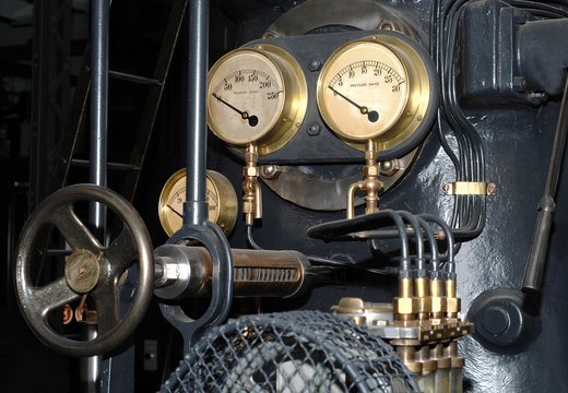 Old steam engine detail