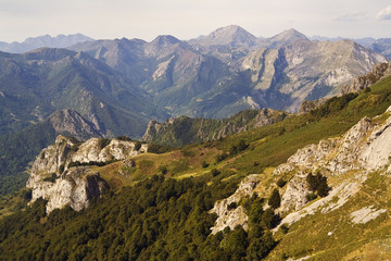 Fototapeta na wymiar Cordillera Cantábrica