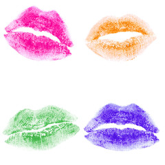 Fototapeta premium Print of lipstick color