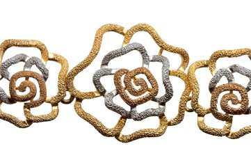 Decoration with gold and platinum