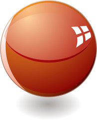 Orange marble shadow