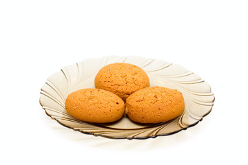 Cakes on plate