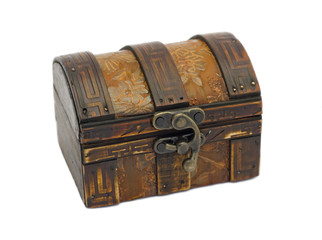 Antique wooden chest