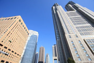 Foto op Plexiglas high-rise buildings in TOKYO © jedi-master