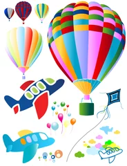 Photo sur Plexiglas Avion, ballon éléments volants