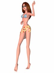 Toon Girl-Summerwear
