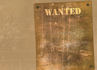 Poster in Wild West style