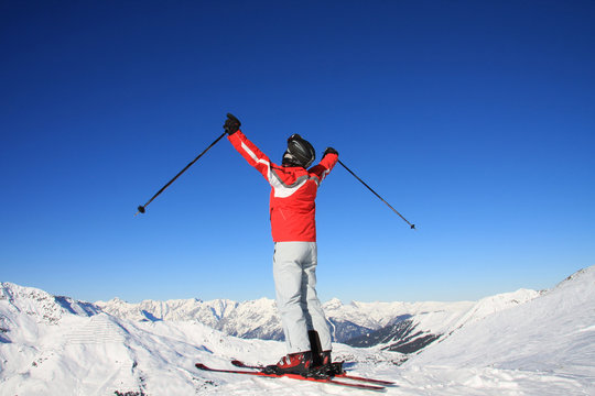 Skiurlaub - Bergpanorama