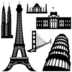 Obraz premium architecture building vector