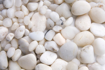 white pebble stones background