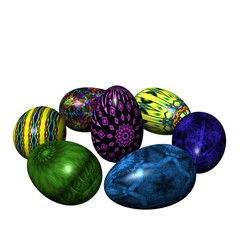 easter eggs composition