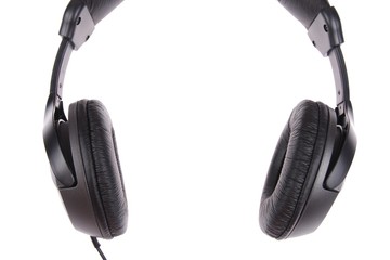 Unbranded new black headphones