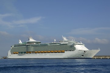 Cruise in Ibiza Island, Mediterranean sunrise