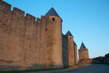 Fototapeta na wymiar Ścieżka Struny, Carcassonne