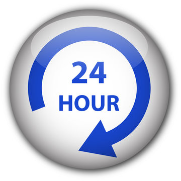 "24 Hour" button (white/blue)