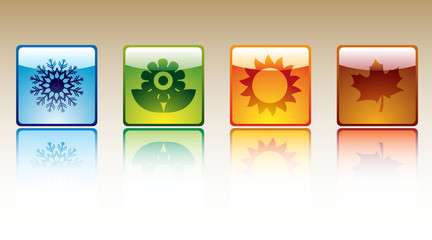 Four seasons icons