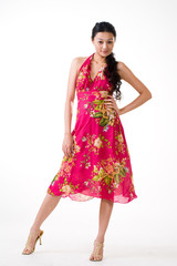 attractive asian young woman