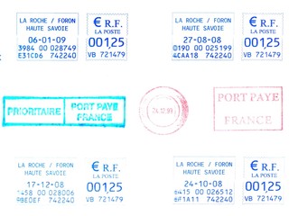 french postage stamps