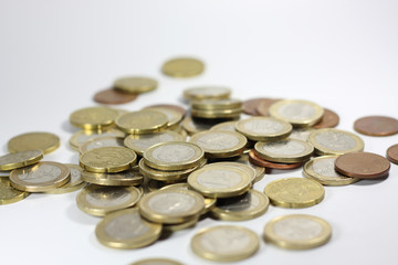 Euro coins