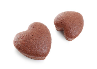 heart chocolate cake