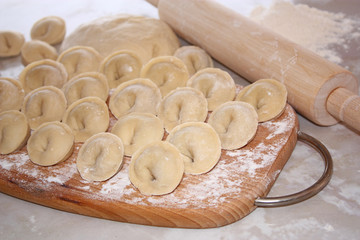 Traditional russian food 