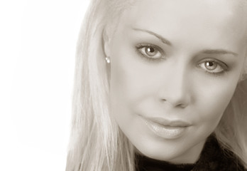 Naklejka premium Beautiful Woman