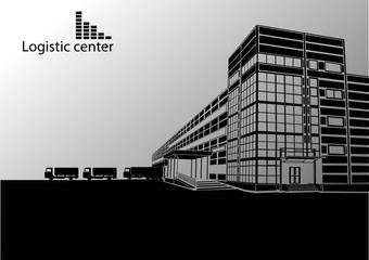 logistic centre on vector