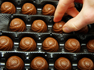 truffles in box
