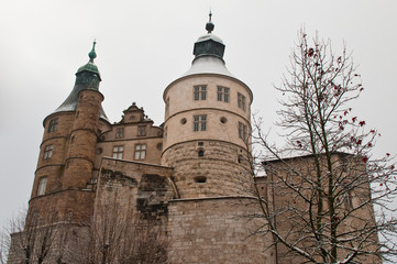 Le Château de Montbéliard au coeur de l'hiver