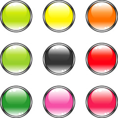 Glass color buttons